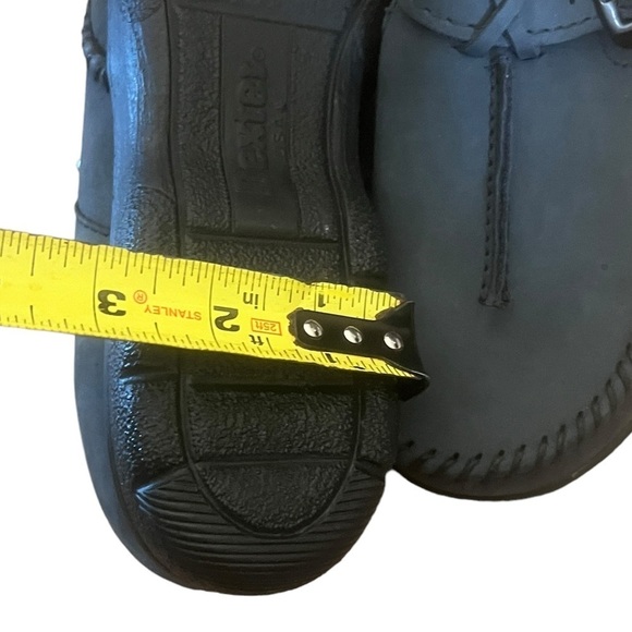 DEXTER Bluish/Grey Leather Walkmocs Slip On High Quality Comfort Shoes - Picture 6 of 8